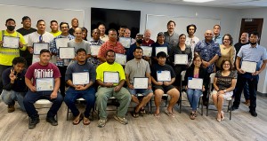 GCA Trades Academy students receive level completion certificates