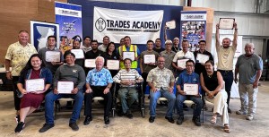 15 apprentices, soil erosion and sediment control students receive GCA Trades Academy level completion certificates